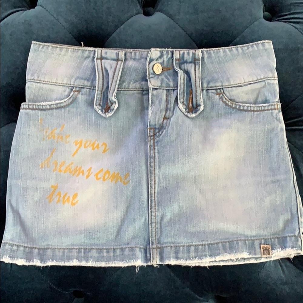 YES London denim skirt